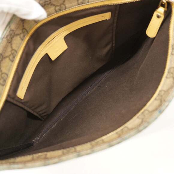Gucci GG Supreme Shoulder Bag 201446 Beige, Cream Yellow, and Champagne for W... - Picture 4 of 13